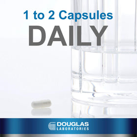 DHEA 10 mg Capsules de Douglas Laboratories, étiquette et dosage