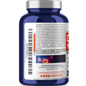 DHEA 100mg NusaPure, capsules dans un bol