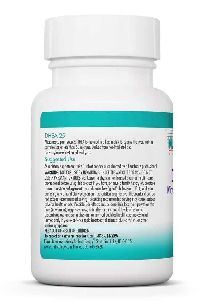 DHEA 25 mg Allergy Research Group comprimé individuel