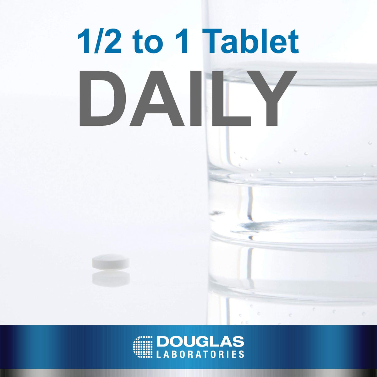 DHEA 25 mg comprimés dissolvables Douglas Laboratories, vue de côté