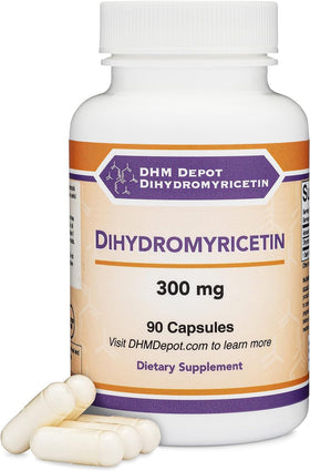 DHM Depot Dihydromyricetin 300mg 90 capsules, vue de face