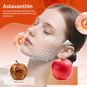 DIATMOON Astaxanthin 12mg gélules et une tasse de thé