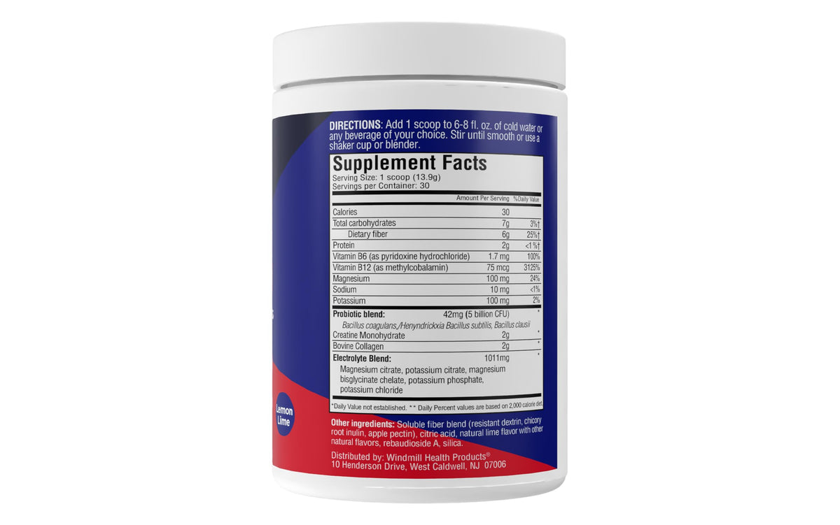 DietWorks support en poudre dans un verre d'eau