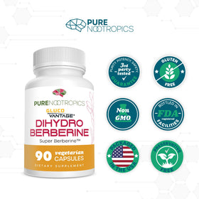 Dihydroberbérine GlucoVantage 100 mg avec cadre naturel