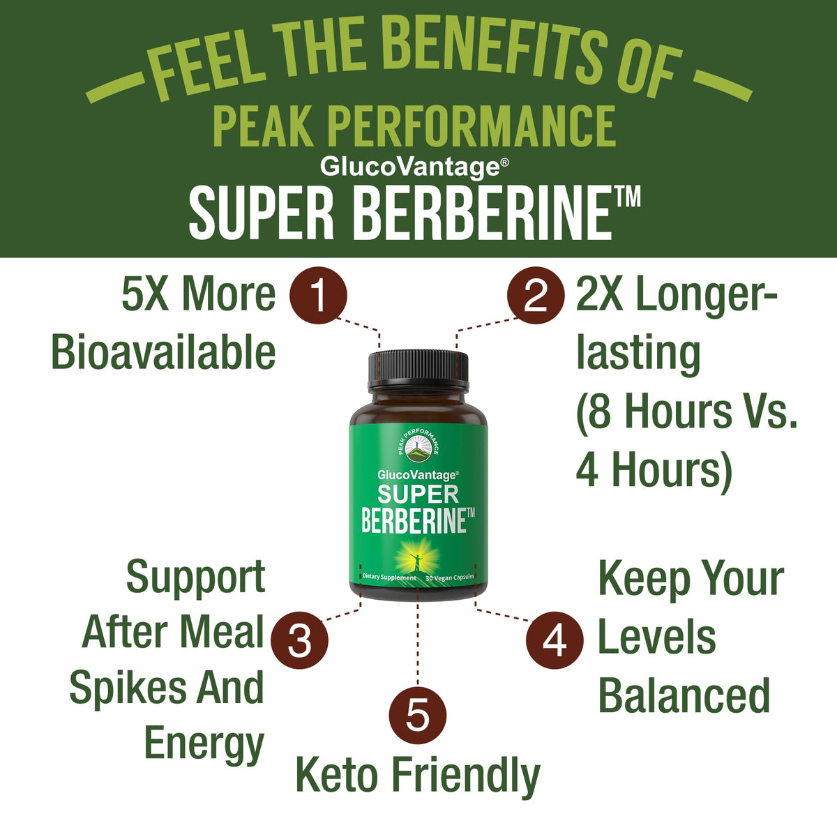 Dihydroberberine Super Berberine 200mg gélules de côté
