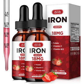 dilib Fer Liquide 4 Fl Oz devant avec étiquette
