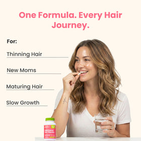 Dimensions de l'emballage des vitamines Naturenetics pour cheveux