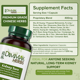 Dimmak Herbs Complément Alimentaire 400mg sur fond neutre