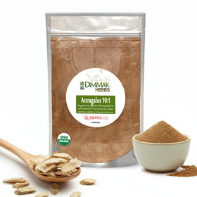 Dimmak Herbs Extrait de Racine d'Astragale Bio 10:1 Poudre emballage avant