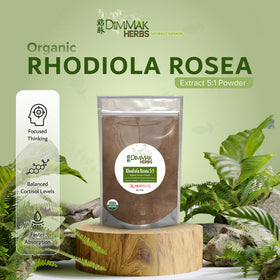 Dimmak Herbs Extrait de Rhodiola Rosea 5:1 en poudre, emballage