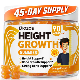Diozoe Gummies de Croissance en Hauteur 90 Comprimés vue de face