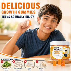 Diozoe Gummies de Croissance en Hauteur avec emballage et informations nutritionnelles