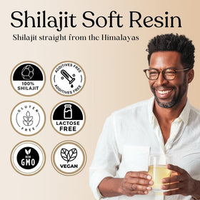 Dissolution de shilajit dans l'eau chaude