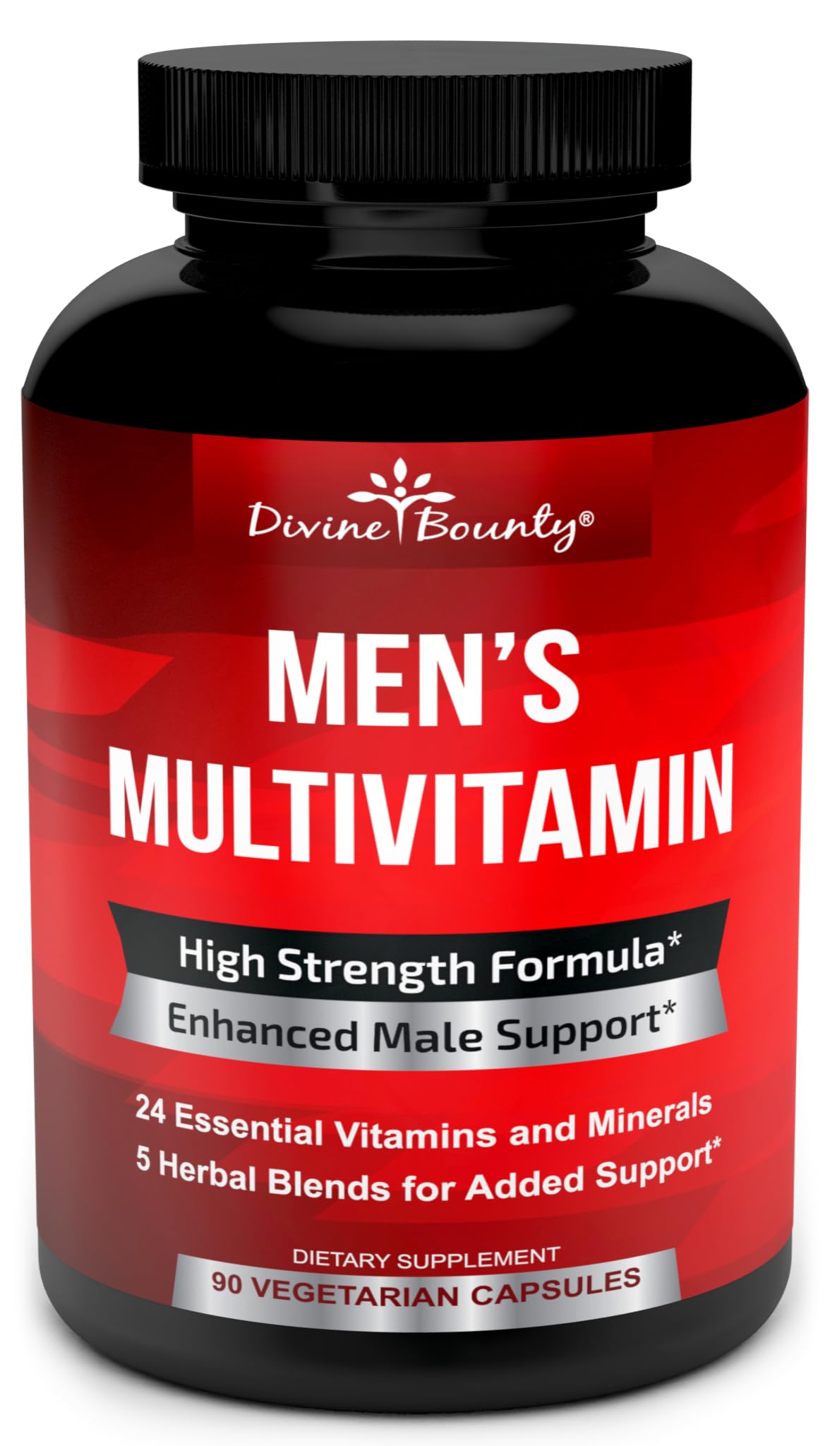 Divine Bounty Multivitamines Masculines 90 Capsules - vue de face