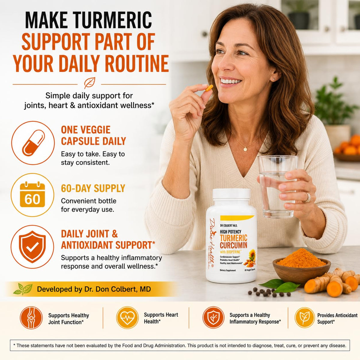 Divine Health Curcuma 500mg 60 capsules ouverte