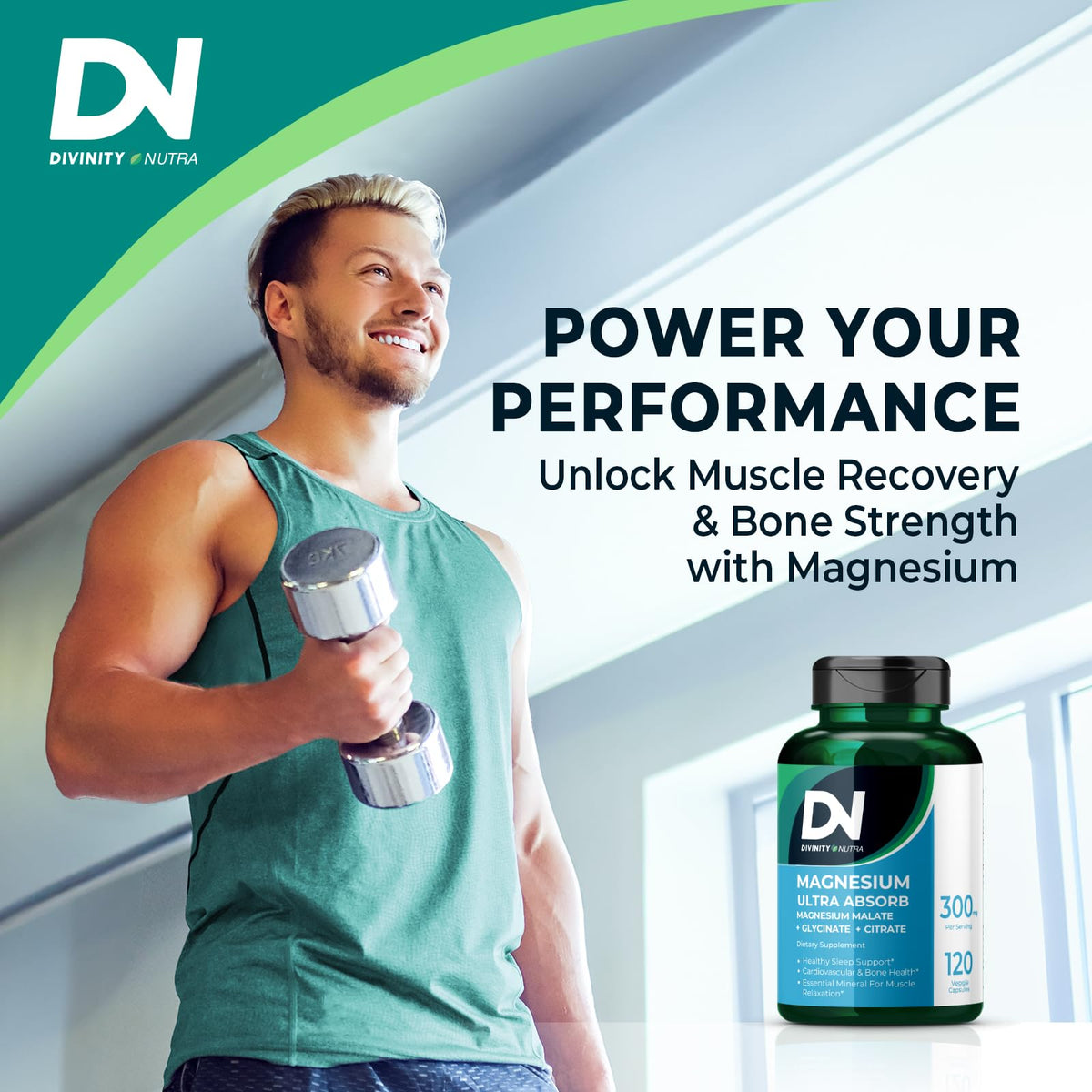 Divinity Nutra Complément de Magnésium 300mg ingrédients
