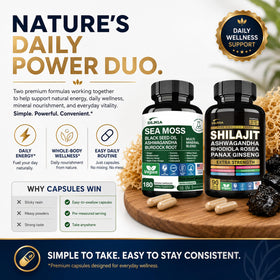 DLNIA Capsules de Mousse Marine et Shilajit - Environnement de vie