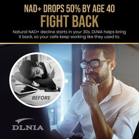DLNIA Complément Alimentaire Liposomal NAD+ boîte avec 60 capsules