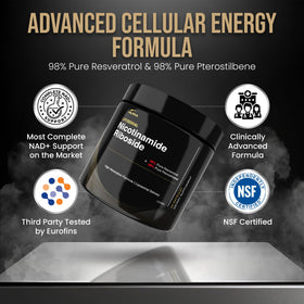 DLNIA Complément Alimentaire Liposomal NAD+ capsules avec fruits