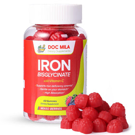Doc Mila gummies de fer bisglycinate 25mg vue de face