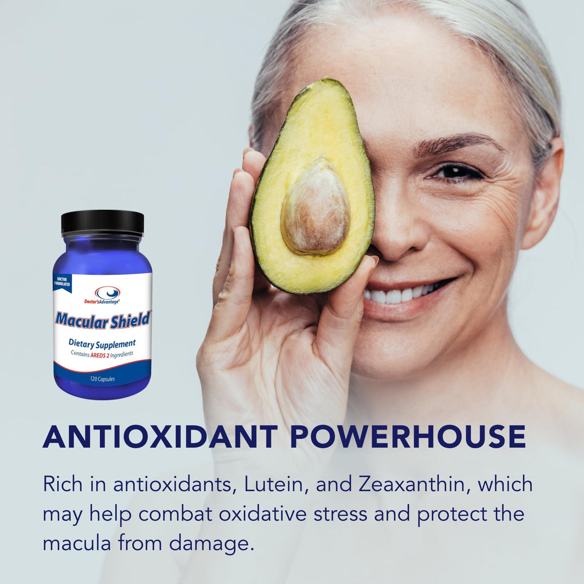 Doctor's Advantage Macular Shield 120 capsules vue arrière