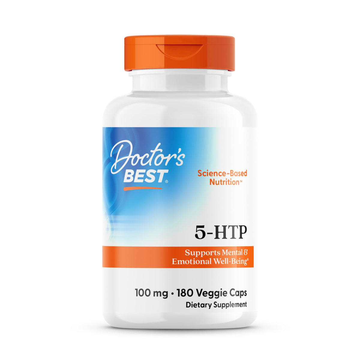 Doctor's BEST 5-HTP 100mg Capsules vue avant du flacon