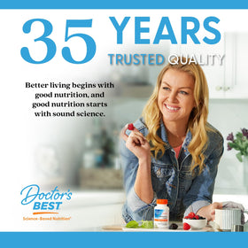Doctor's BEST Acide Hyaluronique étiquette de produit