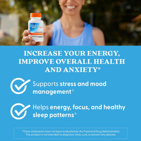 Doctor's BEST Ashwagandha 250 mg capsules végétales sur un fond blanc