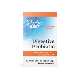 Doctor's BEST Capsules Végétales Probiotiques 30 unités vue de face