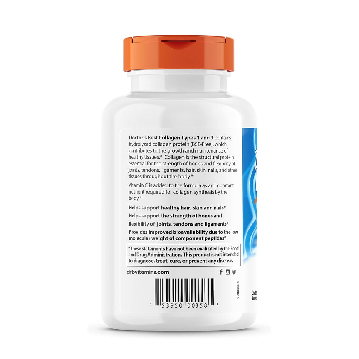 Doctor's BEST Collagène Peptides 540 Tablettes en mode de vie actif