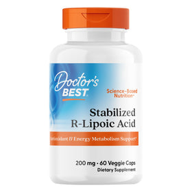 Doctor's BEST Complément Alimentaire Acide Alpha-Lipoïque Stabilisé 200 mg - Vue de face