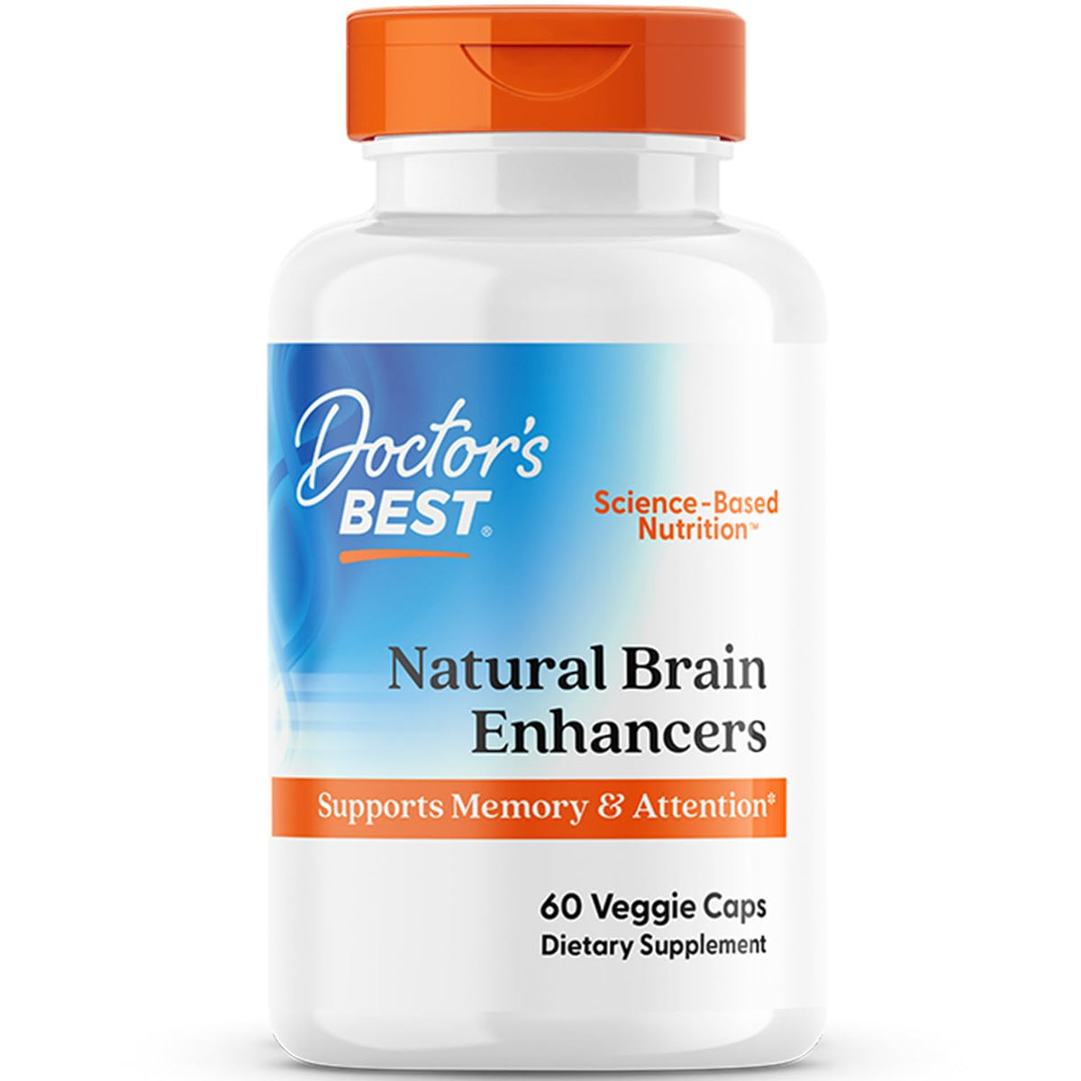 Doctor's BEST Complément Alimentaire Cérébral 60 capsules vue de face