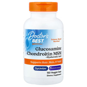 Doctor's BEST Complément Alimentaire Glucosamine Chondroïtine MSM 150 Caps vue avant