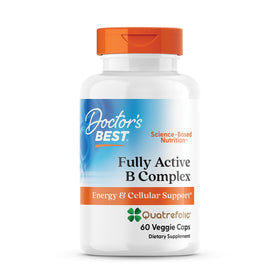 Doctor's BEST Complément Alimentaire Vitamine B Complex 60 gélules végétales vue de face