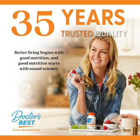 Doctor's BEST Complément Alimentaire Vitamine D3 et K2 avec ingrédients