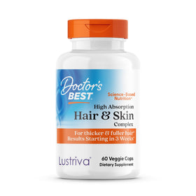 Doctor's BEST Complexe Cheveux et Peau 60 Capsules Végétales, vue avant
