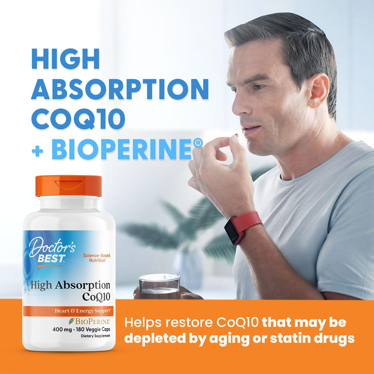 Doctor's BEST CoQ10 400mg supplement facts