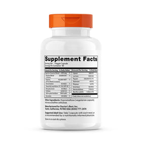 Doctor's BEST Enzymes daily 90 Caps vue arrière