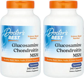 Doctor's BEST Glucosamine Chondroitin MSM 240 capsules emballage avant