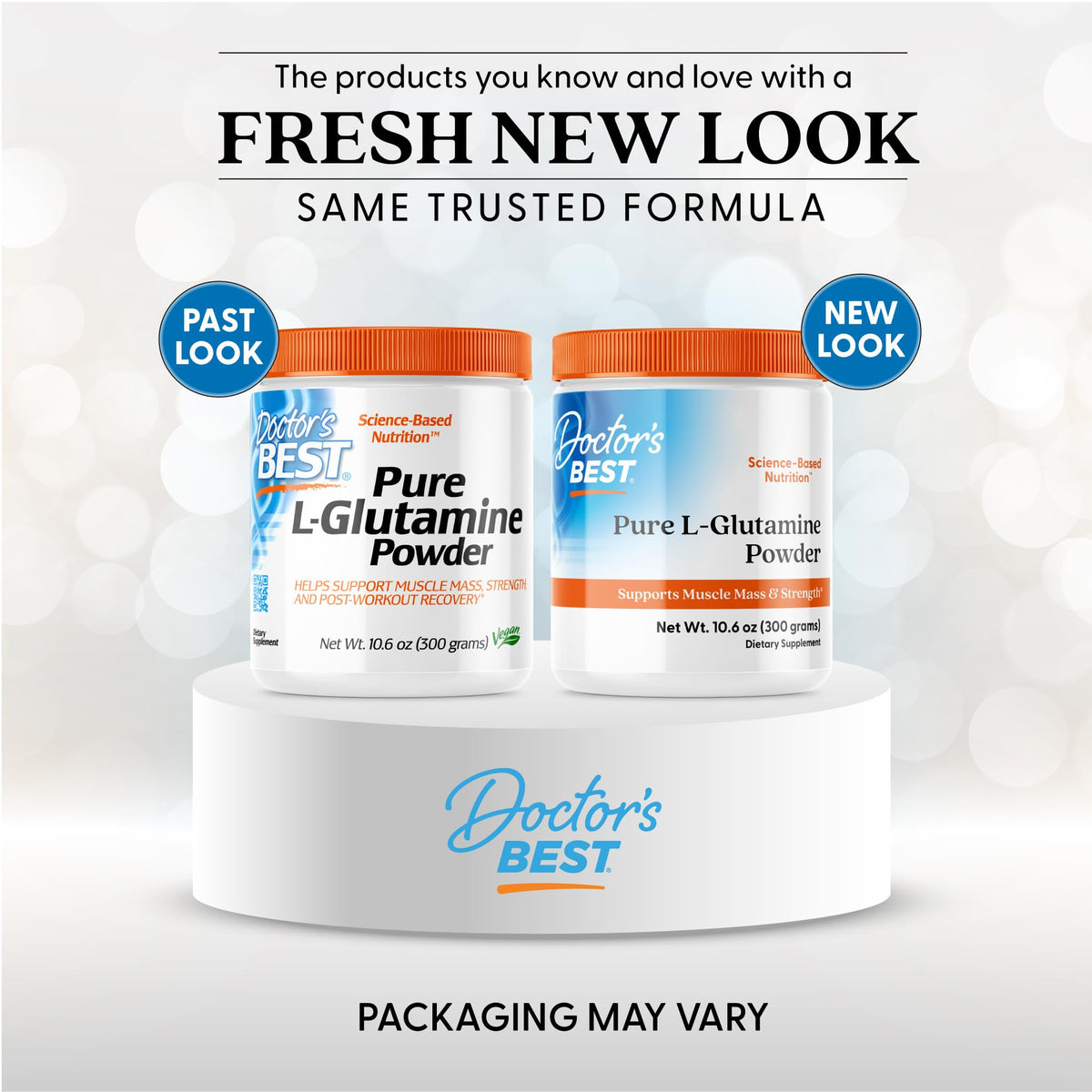 Doctor's BEST L-Glutamine Poudre 358g avec cuillère doseuse