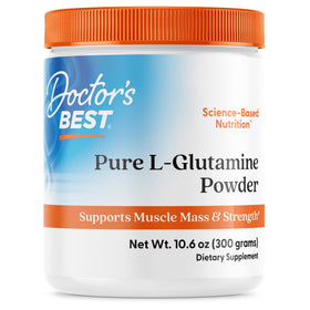 Doctor's BEST L-Glutamine Poudre 358g vue de face