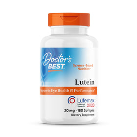 Doctor's BEST Luteine 20mg 180 gélules vue de face