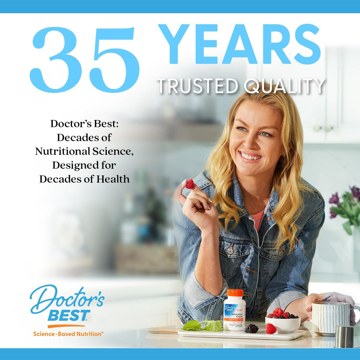 Doctor's BEST Luteine 20mg gélules sur une table