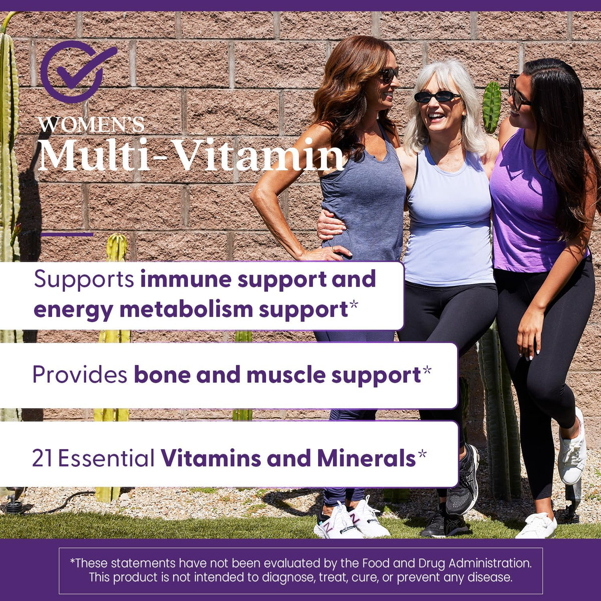 Doctor's BEST Multivitamine pour Femmes 120 Comprimés, détails des ingrédients