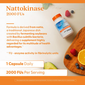 Doctor's BEST Nattokinase 2000 FU complément alimentaire 270 capsules vue arrière