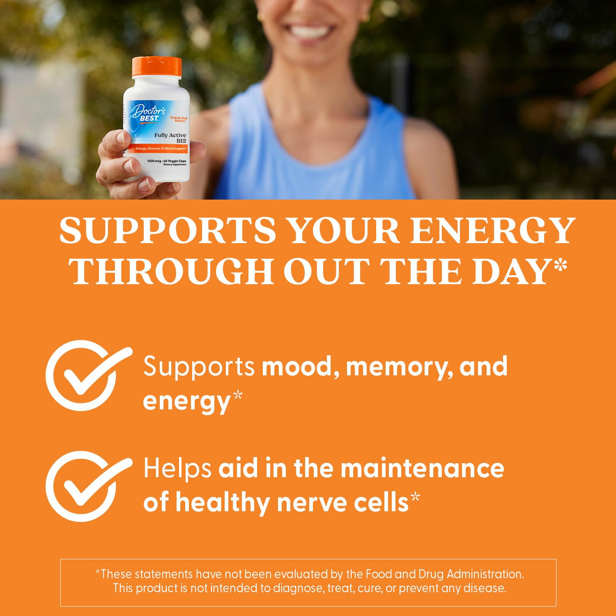 Doctor's BEST Vitamine B12 Methylcobalamine 1500 mcg - profil des ingrédients