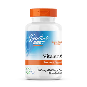 Doctor's BEST Vitamine C 500mg 120 Capsules Végétales - vue de face