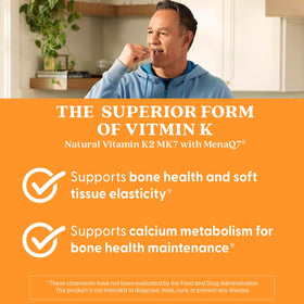Doctor's BEST Vitamine K2 MK7 capsules sur un fond blanc