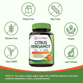 Doctor's Recipes Bergamote 1200mg gélules en main