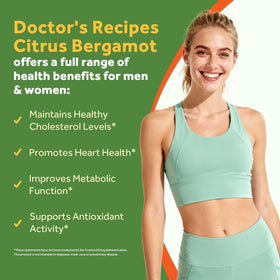 Doctor's Recipes Bergamote gélules avec étiquette détaillée